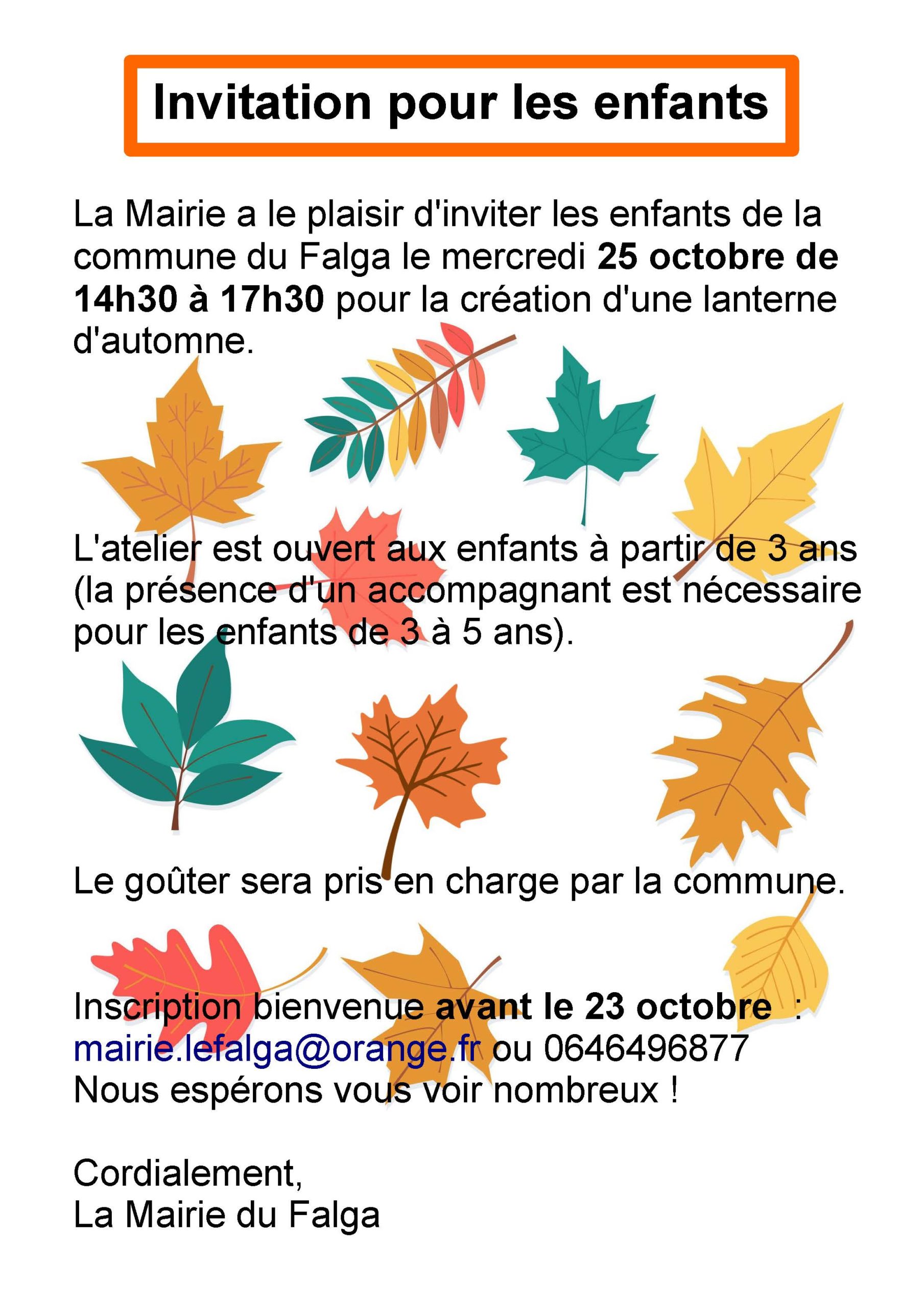 Invitation-enfants-activite-automne-2023-LE-FALGA
