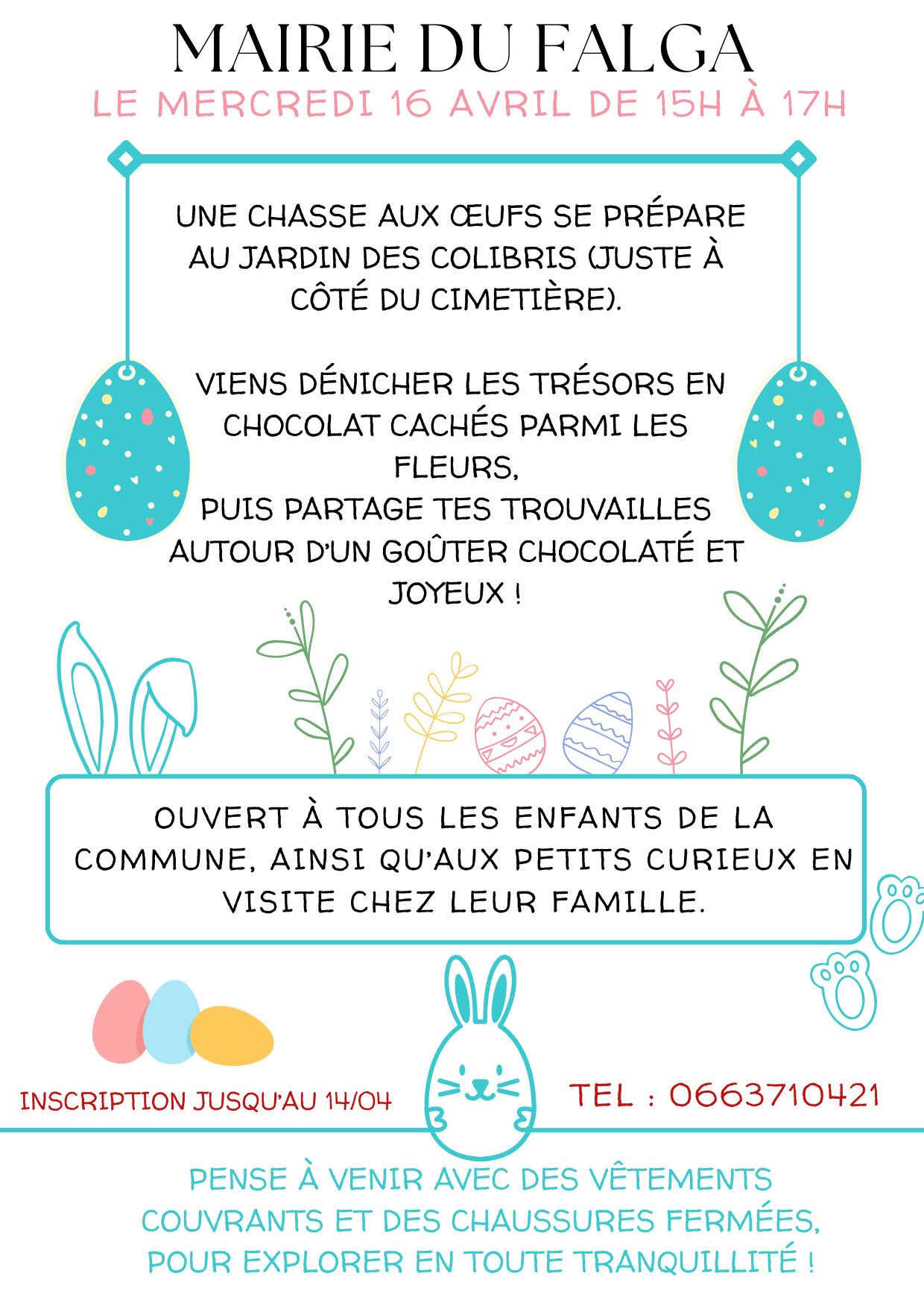 Activité enfants Pâques
