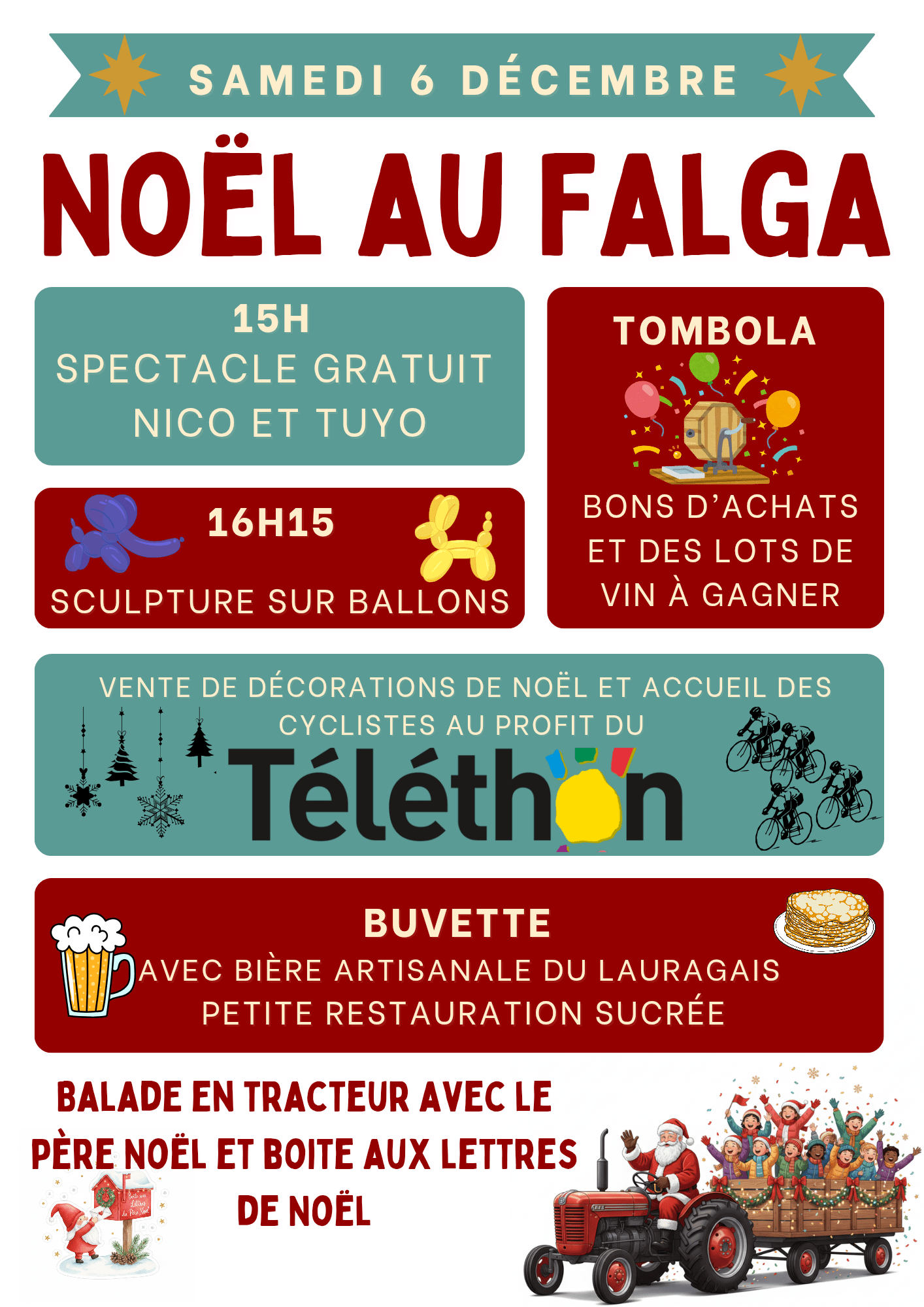 Affiche Noël des enfants 2025